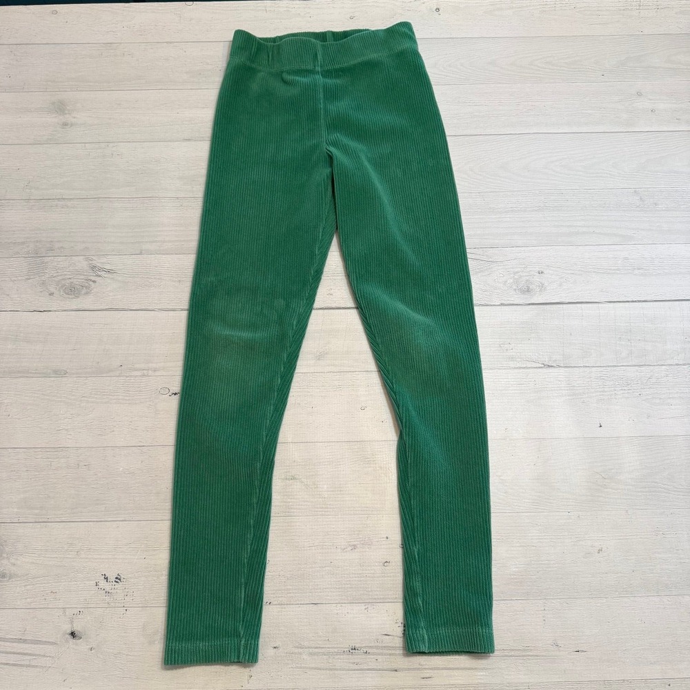 Mini Boden girls green leggings‎ 9/10